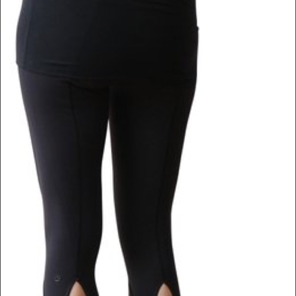 Lululemon Wunder Under key hole leg skirt pant - Picture 4 of 6